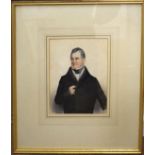 English School (19th Century), Portrait of Kevin Algernon Kerr, watercolour, 22 x 17cm