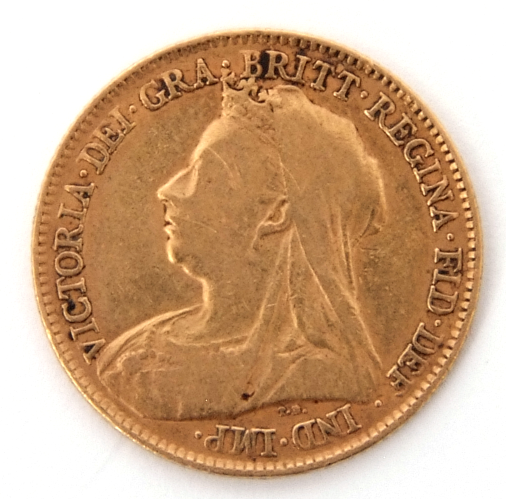 Victorian half-sovereign dated 1897