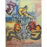 •AR Denis Clarke (20th century), Still Life, pen, ink and gouache, signed lower left, 74 x 56cm