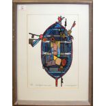•AR Nicholas Barnham (contemporary), "Sheringham Crab Boat", artist's coloured proof, signed and