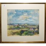 •AR Riko Mikeska (1903-1983), "Beeston - Sheringham, North Norfolk", watercolour, signed lower left,