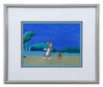 Modern School (20th century) , "Tom & Jerry" , animation cel, 22 x 30cm. , Provenance: Lido Art