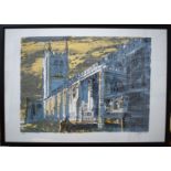 •AR John Piper, CH (1903-1992), "Long Melford Church", lithograph, signed and numbered 250/275 in