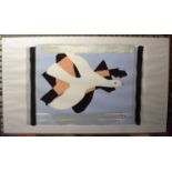 After Georges Braque, Dove, coloured print, 67 x 100cm