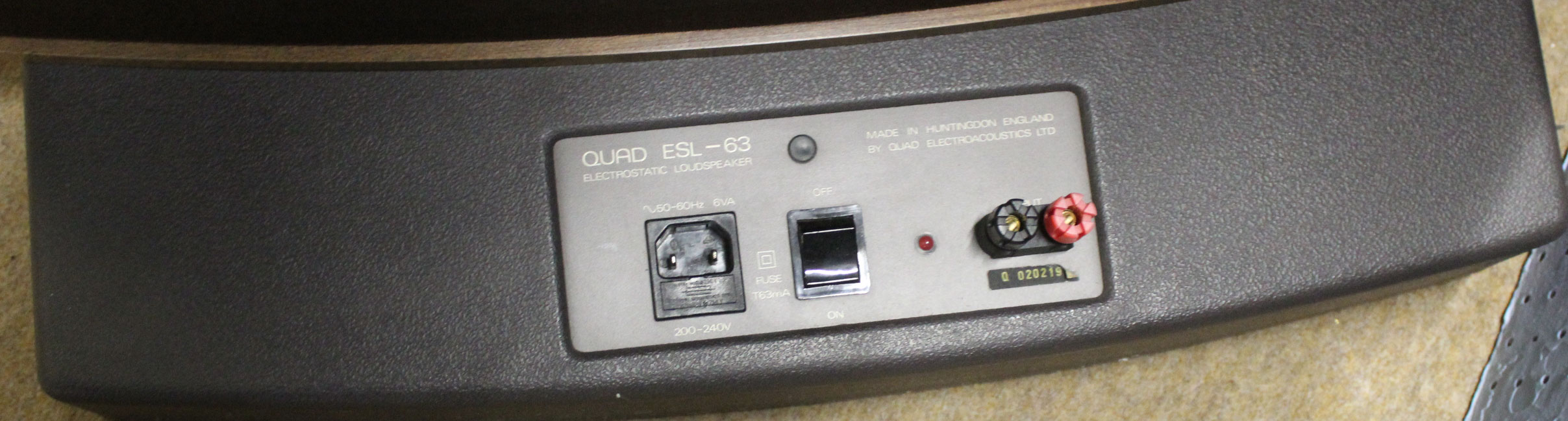 Quad stereo system comprising FM3 tuner, 33 pre-amp, 405/2 power amp and a pair of quad ESL 63 - Image 3 of 4