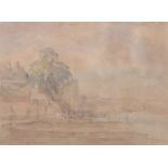 •AR Philip Connard, RWS (1875-1958), "Upnor Castle", watercolour, signed lower left, 20 x 27cm,