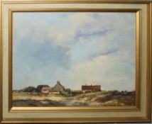 John Ormondroyd (20th century), Norfolk landscape, oil on board, signed lower left, 41 x 54cm