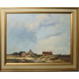 John Ormondroyd (20th century), Norfolk landscape, oil on board, signed lower left, 41 x 54cm