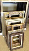 Group of eleven Victorian and later gilt gesso and other picture frames, assorted sizes (11)