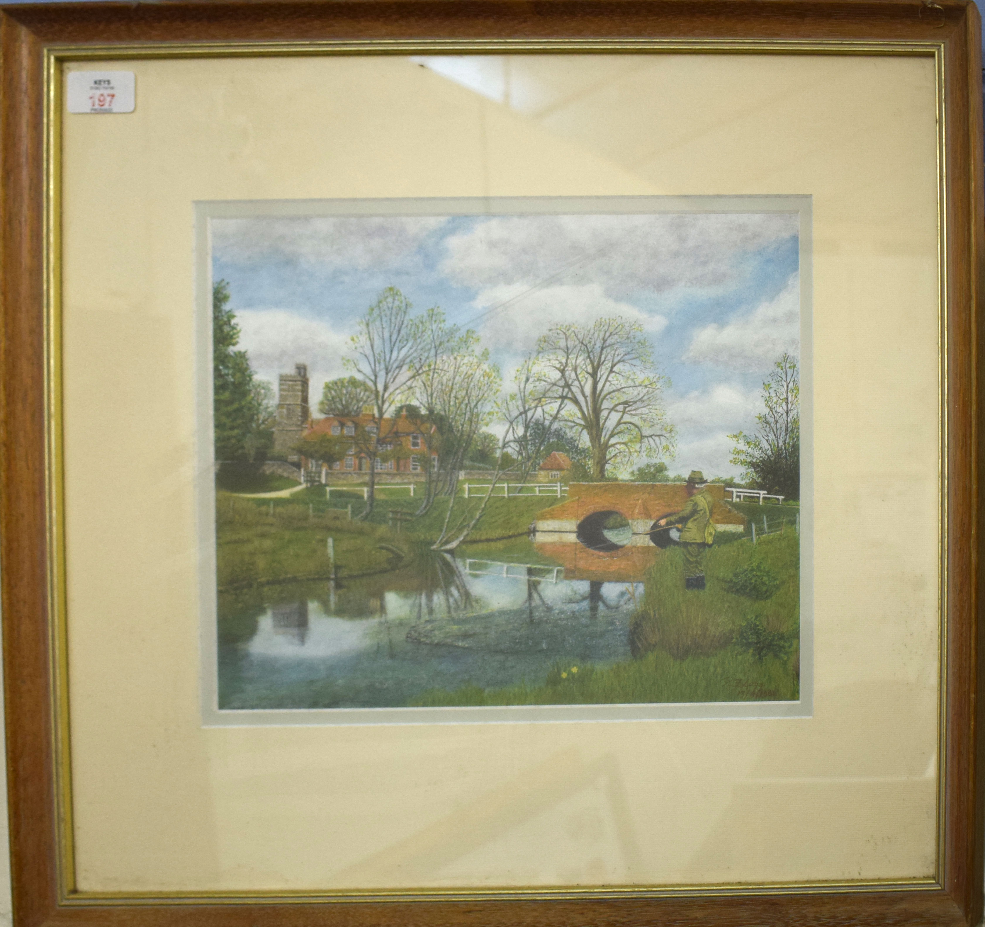 R F LUGG (20TH CENTURY), "River Avon, Hants",watercolour, signed and dated 1981 lower right