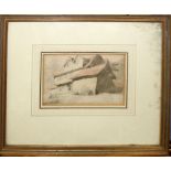 Holmes Winter (19th century), Norwich street scenes, two pencil and watercolours, both signed and