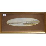 P Chamberlin (19th/20th century), Breydon Water, pair of watercolours, both signed and dated 1906,