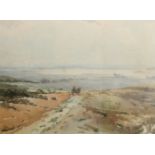 Patrick Hennesey (1915-1980), Irish coastal landscape, watercolour, signed lower left, 23 x 33cm