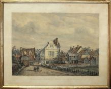 James George Zobel (1792-1881), "The Red Lion Inn at Eaton (near Norwich)", watercolour, inscribed