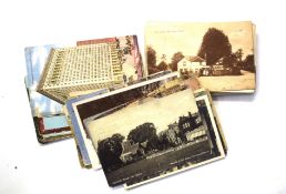 Quantity of postcards, some photographic, mainly topographical and military interest