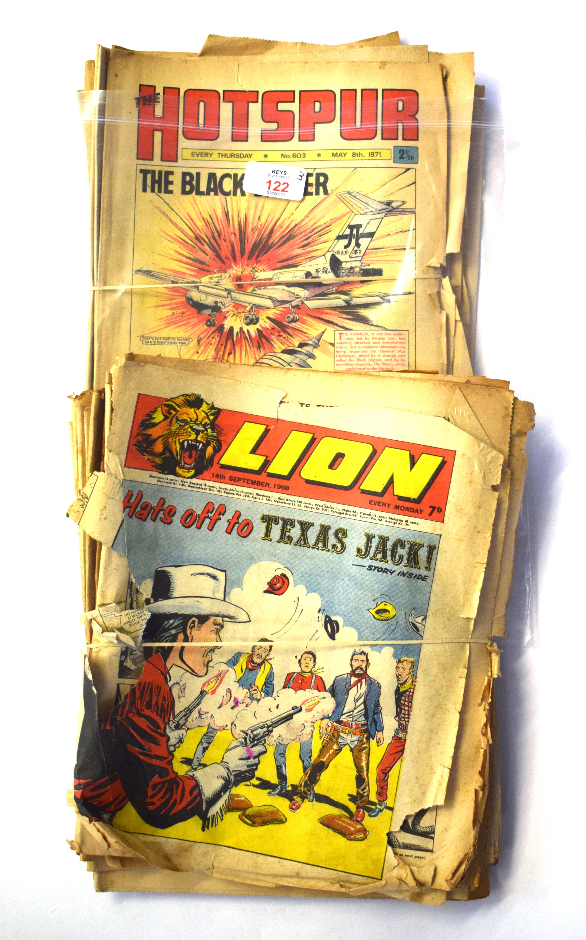 Group of English comics, late 1960s/early 1970s including Lion, Wizard and The Victor (qty)