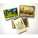 Extensive quantity of postcards mainly topographical, some photographic, others coloured prints (