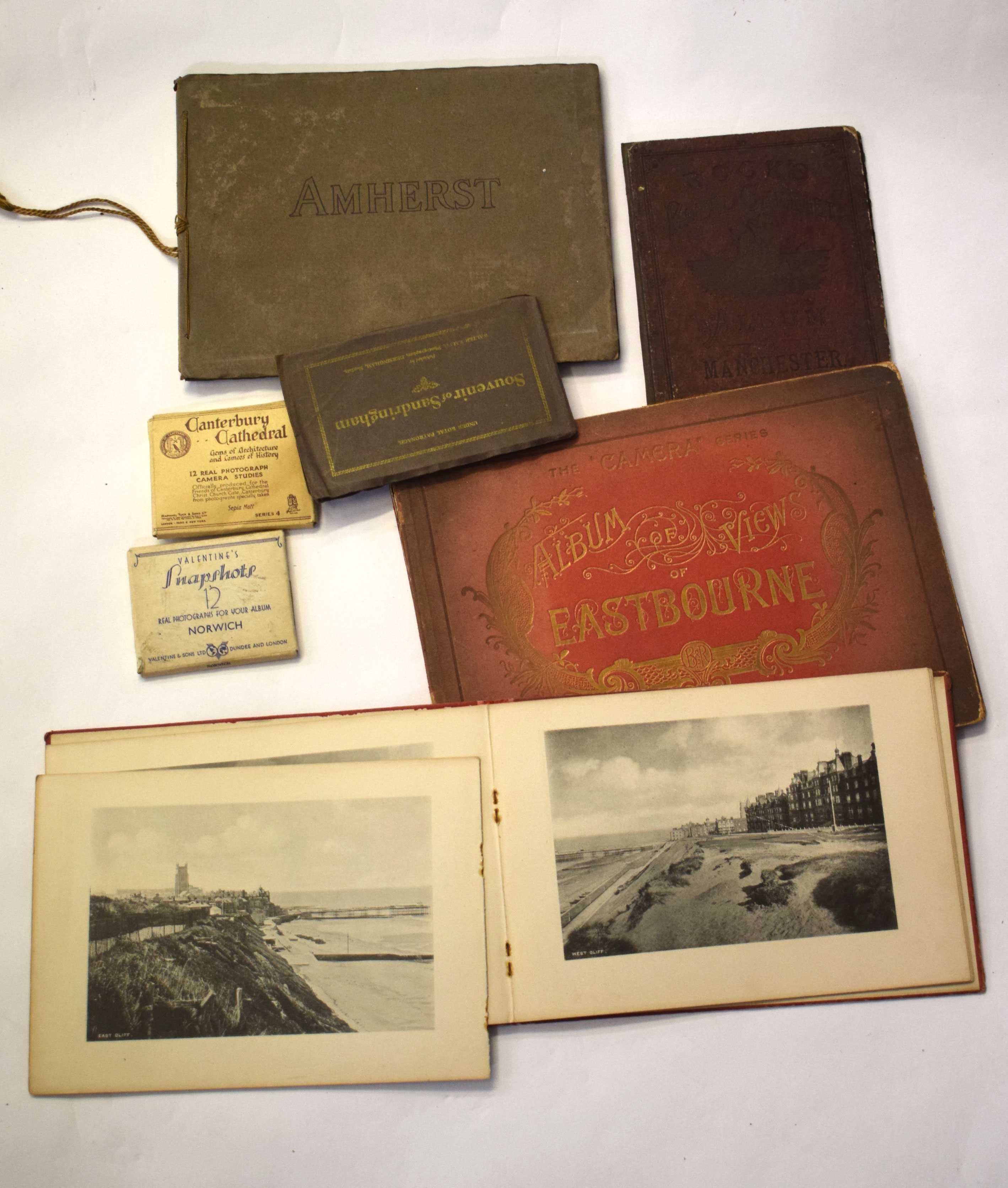 Group of ephemera including postcard and photographic albums, local interest including Norwich,