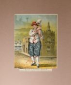 English School (19th century), "A Whiffler to the Norwich Corporation", coloured lithograph, 27 x