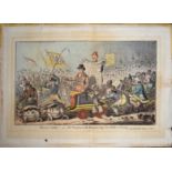 After James Gillray (1757-1815), "The Loyal Address", hand coloured etching and aquatint,