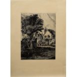 John Crome (1768-1821) & Samuel David Colkett (1806-1863), 'Fullers Hall, St Martins St, Norwich',