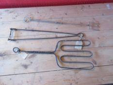 THREE ASSORTED TOASTING FORKS