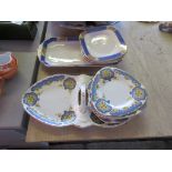 TWO PART SANDWICH SETS (ALLERTONS AND BURLEIGH WARE)
