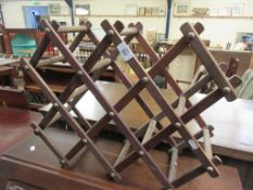 VINTAGE FOLDING WINE RACK