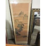 FRAMED JAPANESE WATERCOLOUR