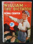 RICHMAL CROMPTON: WILLIAM THE DICTATOR, London, George Newnes, 1939, 3rd impression, original red