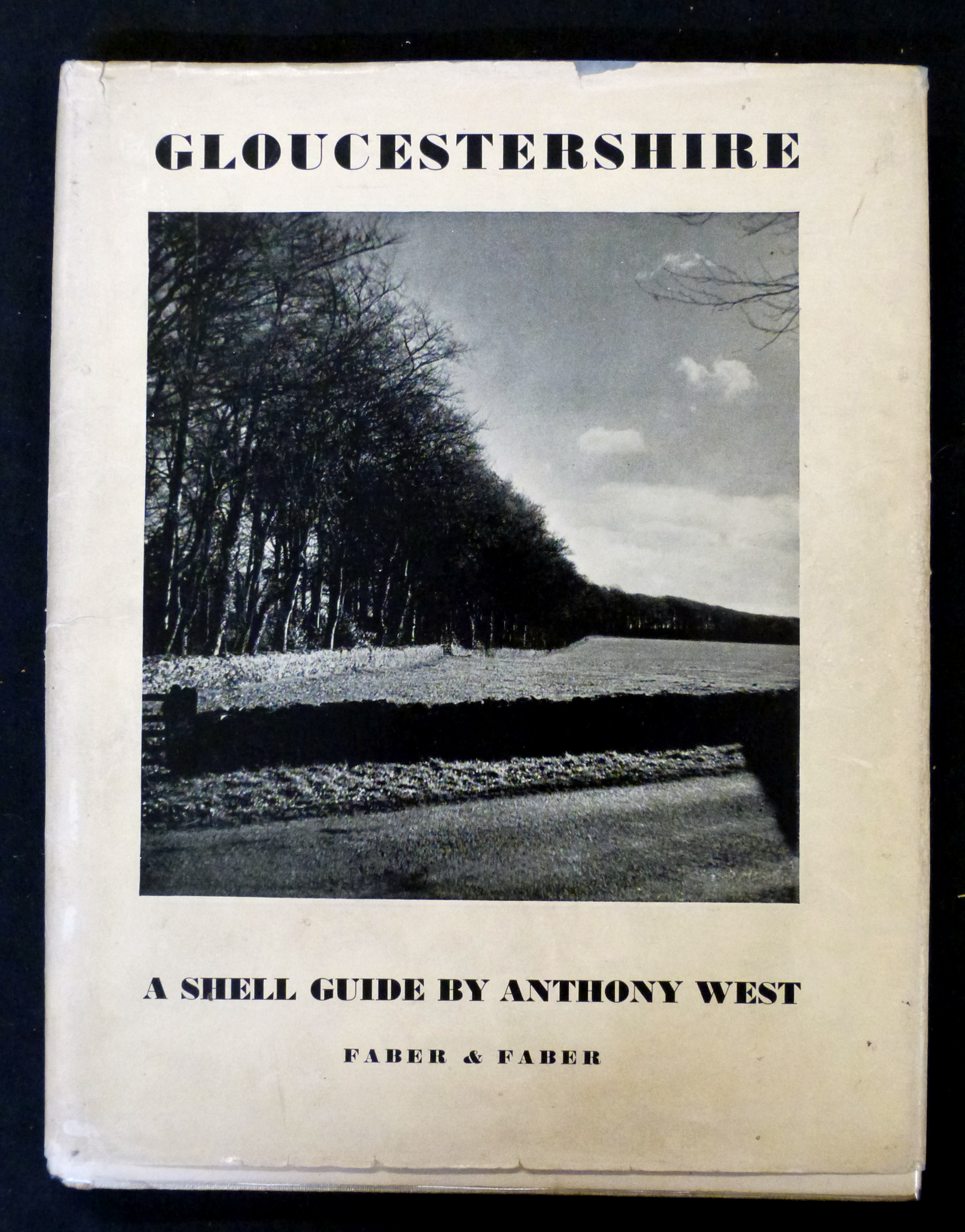 ANTHONY WEST: GLOUCESTERSHIRE, A SHELL GUIDE, London, Faber & Faber, 1939, 1st edition,