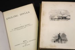 GEORGE CHRISTOPHER DAVIES: ANGLING IDYLLS, London, Chapman & Hall, 1876, 1st edition, front free end