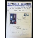 *SIR FRANCIS CHICHESTER (1901-1972), signed 1967 Gipsy Moth IV commemorative first day cover