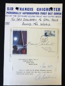 *SIR FRANCIS CHICHESTER (1901-1972), signed 1967 Gipsy Moth IV commemorative first day cover