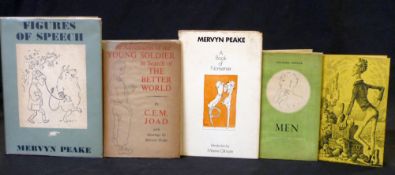 MERVYN PEAKE: 2 titles: FIGURES OF SPEECH, London, Victor Gollancz, 1954, 1st edition, original