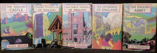 JOHN RODGERS: THE OLD PUBLIC SCHOOLS OF ENGLAND, London, B T Batsford, 1938, 1st edition, original