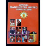 *OFFICIAL MANCHESTER UNITED PHOTO ALBUM, circa 1997, 114 (of 120) official photos including 16