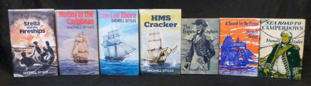 SHOWELL STYLES: 7 titles: THE FRIGATE CAPTAIN, London, Faber & Faber, 1954, 1st edition, original