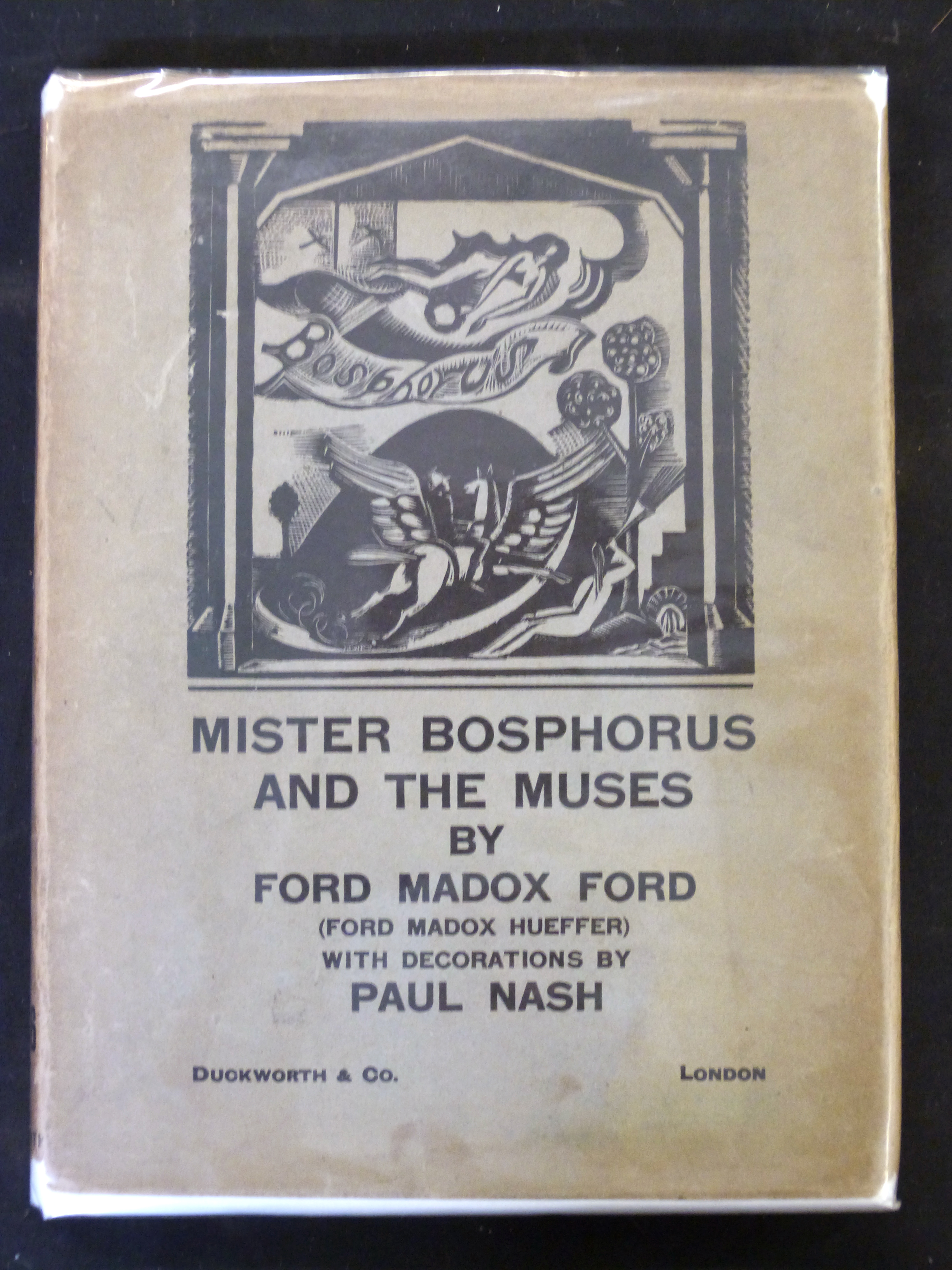 FORD MADOX FORD: MISTER BOSPHORUS AND THE MUSES..., ill Paul Nash, London, Duckworth, 1923, 1st