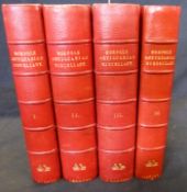 WALTER RYE (ED): THE NORFOLK ANTIQUARIAN MISCELLANY, Norwich, 1873-1908 (100) complete set, 4