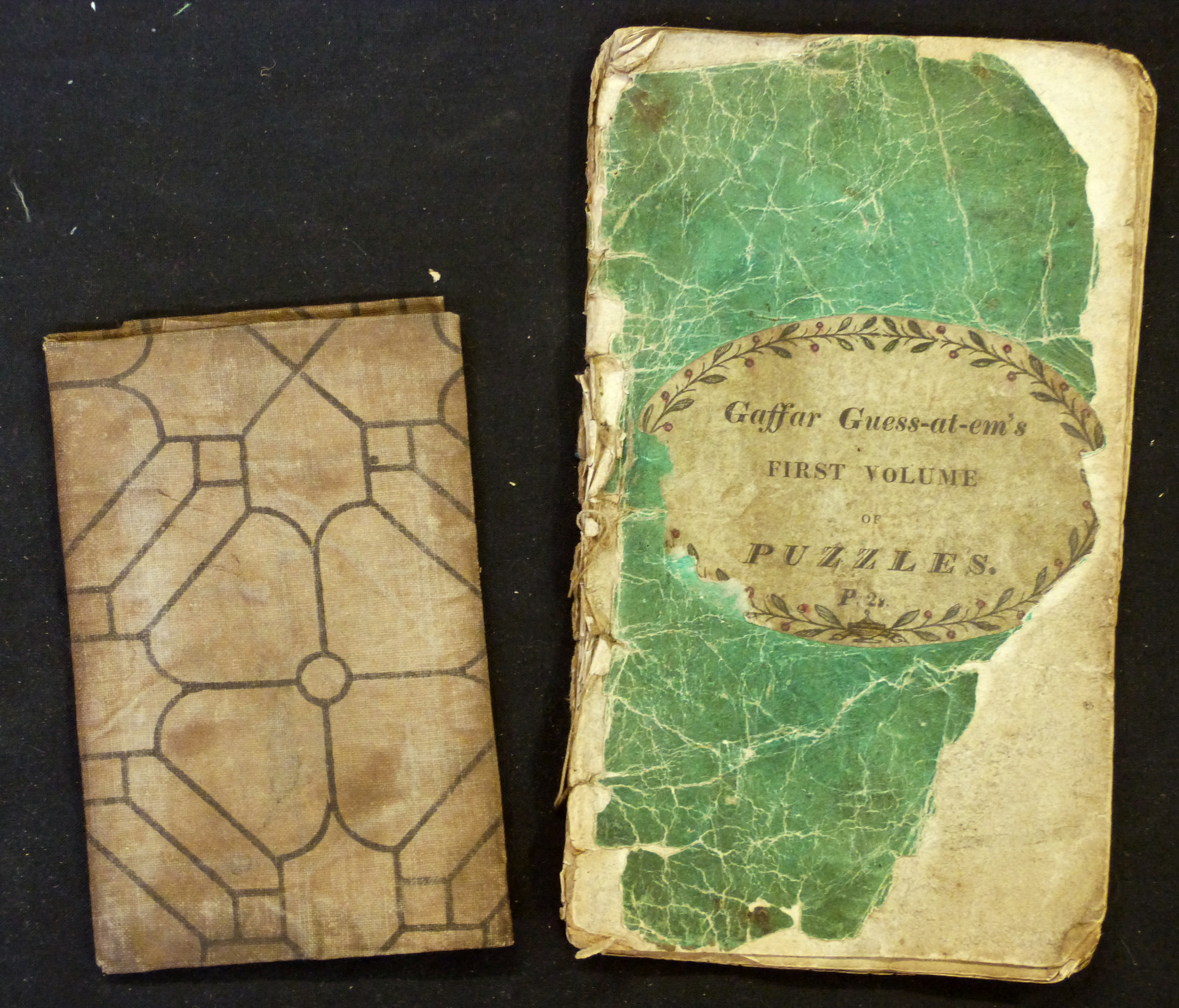 ANON: GAFFER GUESS AT'M'S FIRST VOLUME OF PUZZLES..., London, E Wallis, circa 1820, 14 hand coloured