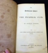 CHARLES DICKENS: THE POSTHUMOUS PAPERS OF THE PICKWICK CLUB, ill R Seymour & H K Browne, London,