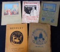 WALTER NUGENT MONCK: 5 titles: HISTORICAL TABLEAUX, ill Sir Alfred Munnings (cover), prologue Sir