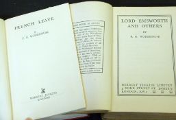 P G WODEHOUSE: 2 titles: LORD EMSWORTH AND OTHERS, London, Herbert Jenkins, 1937, 1st edition,