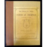 GEORGE CRABBE: SOME MATERIALS FOR A HISTORY OF THE PARISH OF THOMPSON IN THE COUNTY OF NORFOLK, ed