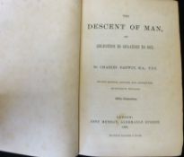 CHARLES DARWIN: THE DESCENT OF MAN AND SELECTION IN RELATION TO SEX, London, John Murray, 1883,
