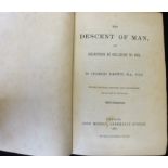 CHARLES DARWIN: THE DESCENT OF MAN AND SELECTION IN RELATION TO SEX, London, John Murray, 1883,