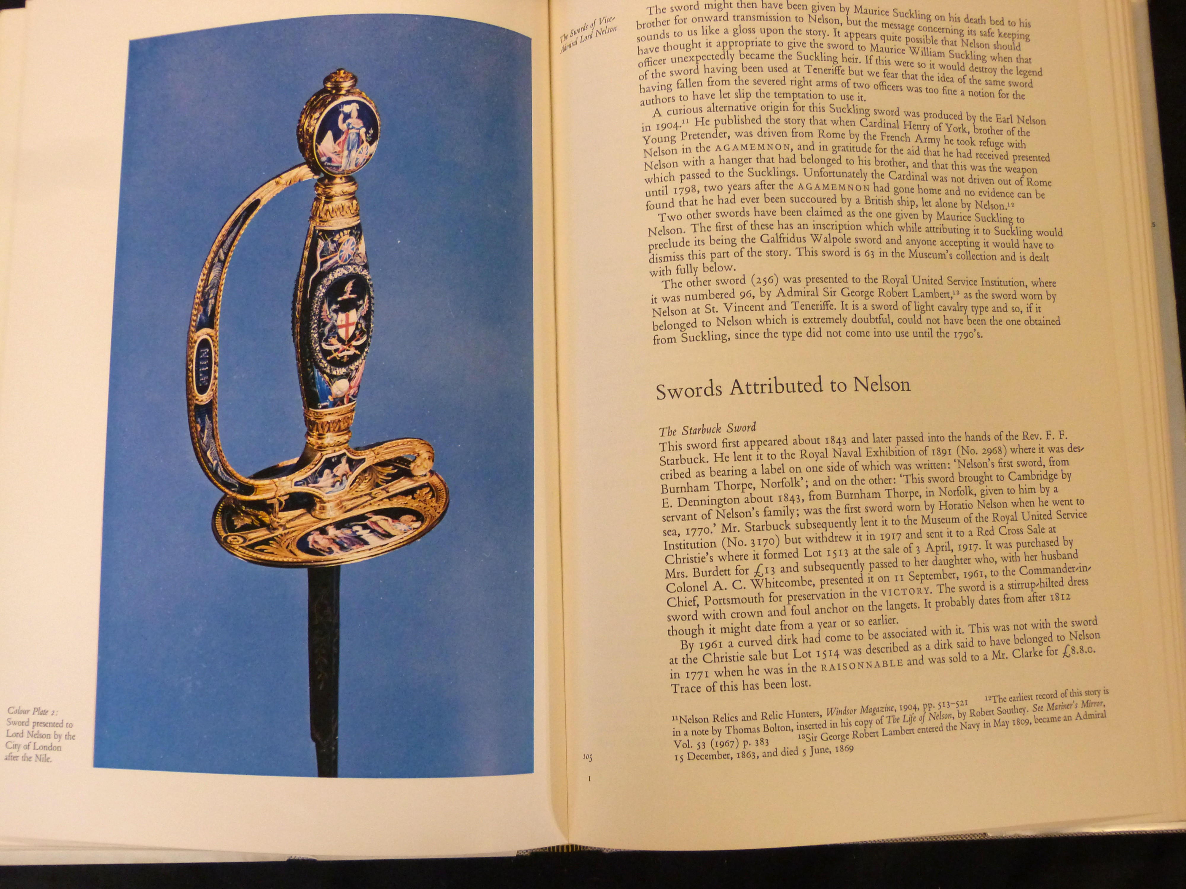 WILLIAM EDWARD MAY & PHILIP GEOFFRY WALTER ANNIS: SWORDS FOR SEA SERVICE, London, HMSO, 1st edition, - Image 5 of 5