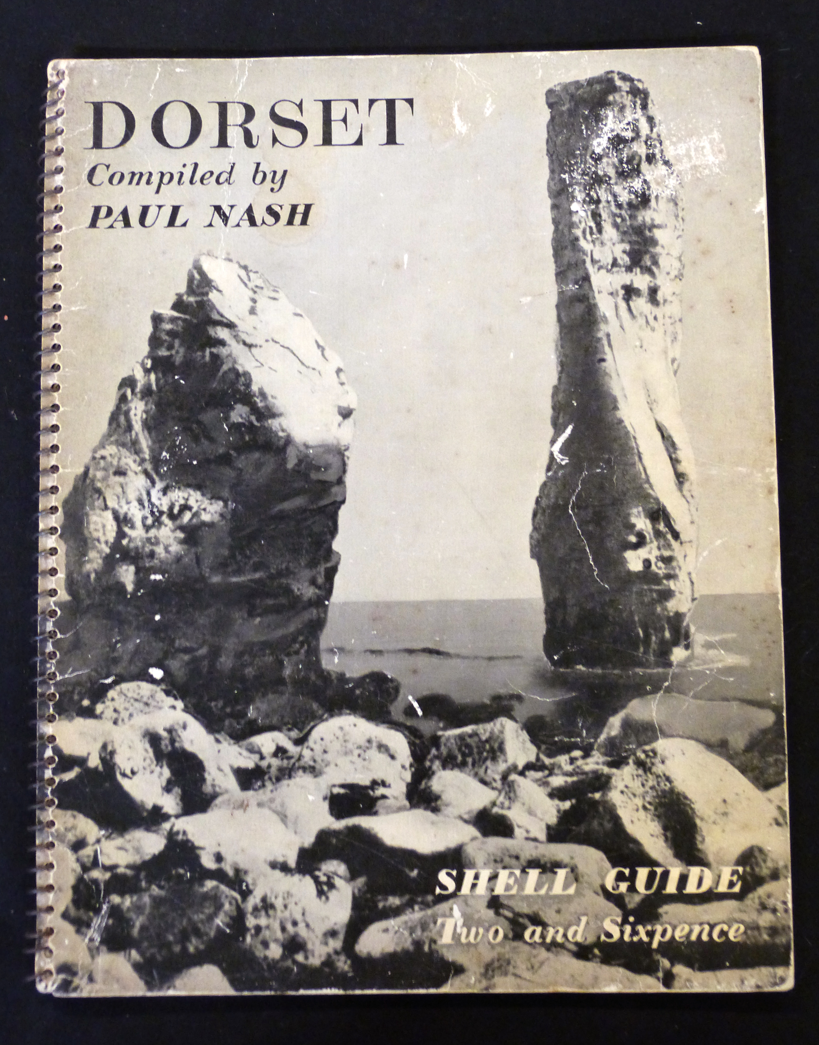 PAUL NASH: DORSET SHELL GUIDE, London, Architectural Press [1936], 1st edition, 4to, spiral bound,