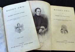 THOMAS HOOD: HOOD'S OWN OR LAUGHTER FROM YEAR TO YEAR, London, Edward Moxon, 1859, 1861, 1st and 2nd